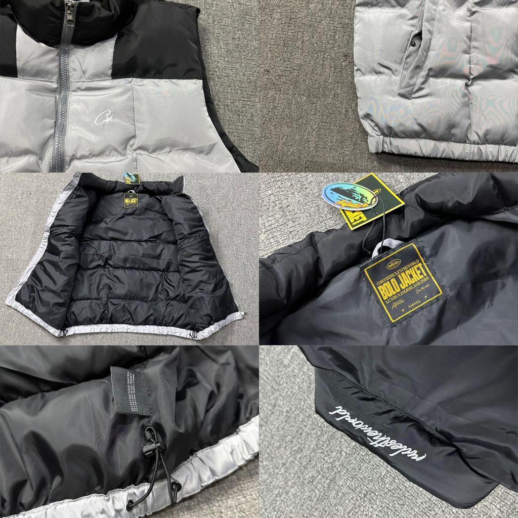 Korrigiert: Corteiz Alcatraz Hip Hop Kapuzenjacke aus Baumwolle mit gesticktem Schriftzug - Trendiger Amerikanischer Stil Mantel