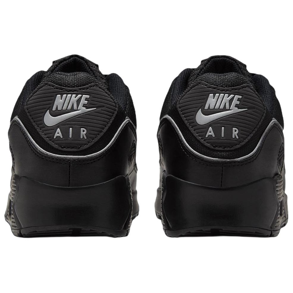 Nike Air Max 90 Premium Reflective Black Unisex Sneakers Anthracite Multi-Color HV4517-002