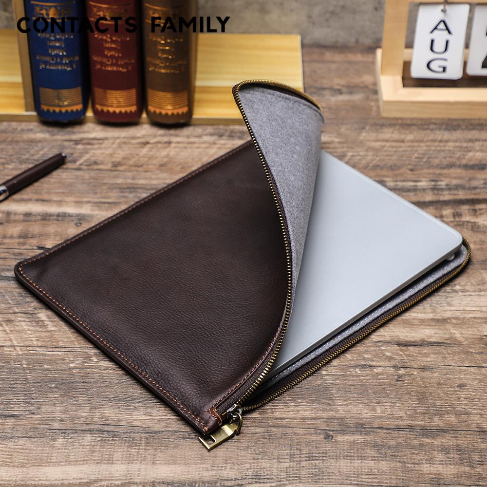 Genuine Leather Case for iPad Pro 13 12.9 11 A16 iPad Air 5 Air 4 iPad 8th 9th 10th Gen Tablet Cover for Samsung Huawei Xiaomi