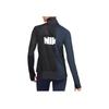 Nike x Sacai Color-Block Collared Half-Zip Long Sleeve Jacket Women Outerwear Black CD6308-010
