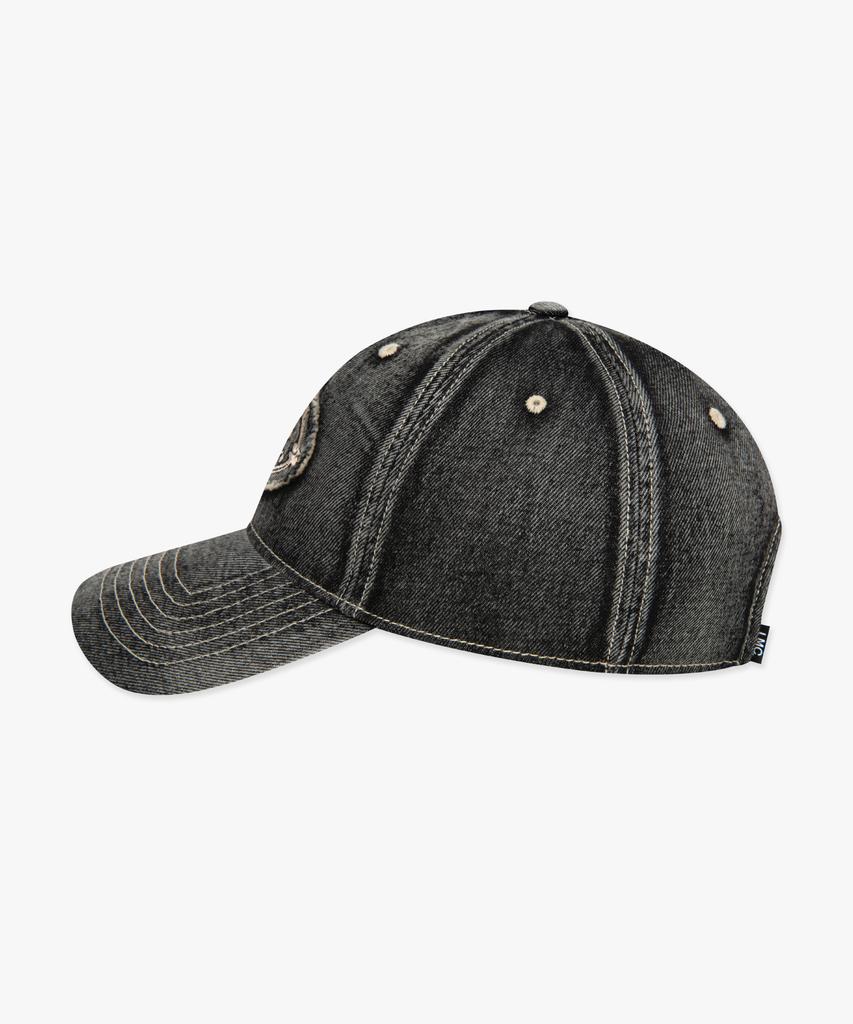 LMC Washed Denim Gothic Oval 6Panel Cap Black