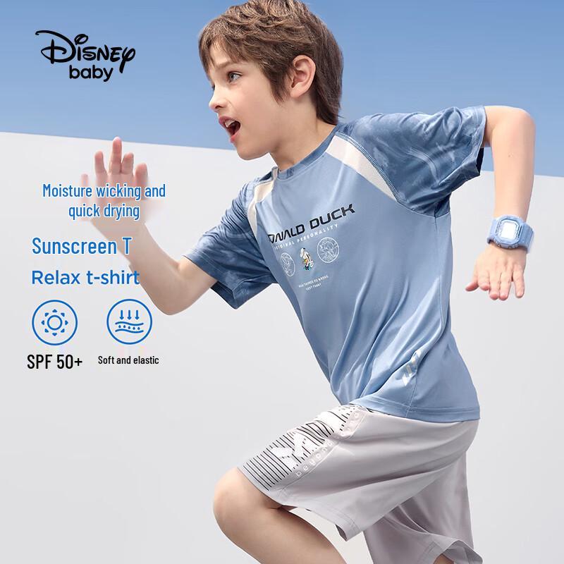 Disney Boys  Quick-Dry Sunscreen Short-Sleeve T-Shirt 110