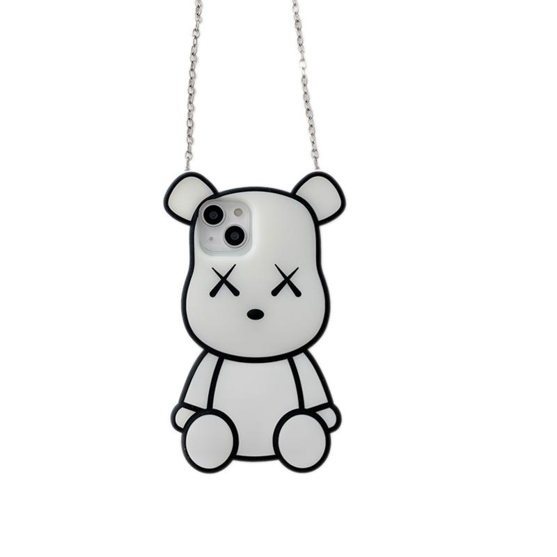 Fundas de teléfono de oso lindo para iphone 11 12 13 Pro Max 8/7 6 X XR XS Plus