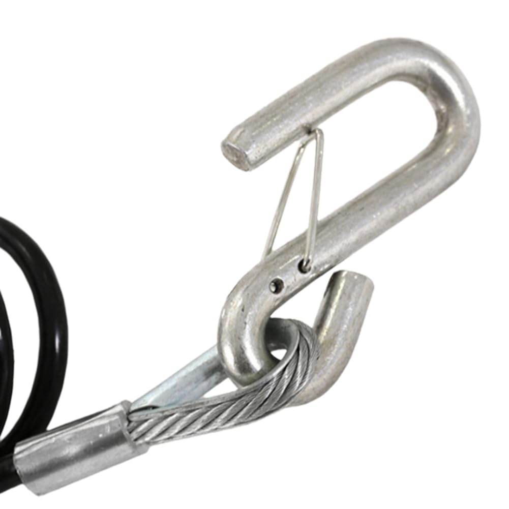 Limnyves S Trailer Safety Towing Cable with Hook 3500lbs Load