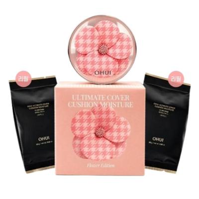 Ultimate Cover Cushion Moisture Flower Edition 01 Milk Beige – SPF50+ PA+++ Korejský cushion make-up, Hlavní 15 g + Náhradní náplň 15 g x 2