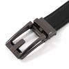 AHHEEK Stepless Genuine No for and Casual Wear 120cm Total for Waist Sizes Men's Belt, Auto-Lock Buckle, Adjustment, Leather, Holes, Business, Suits,