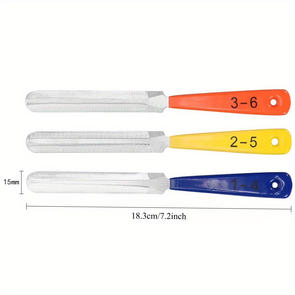 3 Pcs/set 6 Pcs/set Fret Crowning File Durable Diamond Nut Saddle Slot Grinding File Luthier Repair Tools Musical Instruments Accessories