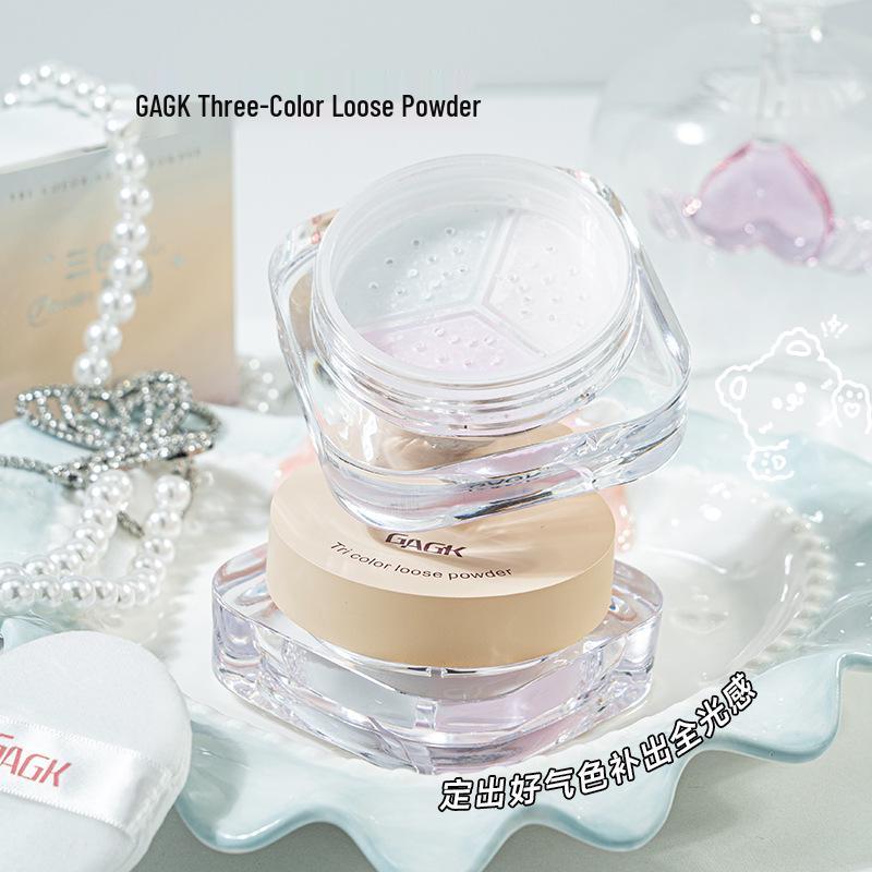 Матовая, стойкая, водостойкая рассыпчатая пудра для скульптурирования лица, три оттенка 7.5g