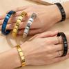 Fashion Italian Charm Bracelet for Women, High Quality Stainless Steel Elastic Creative DIY Bangle Jewelry Making