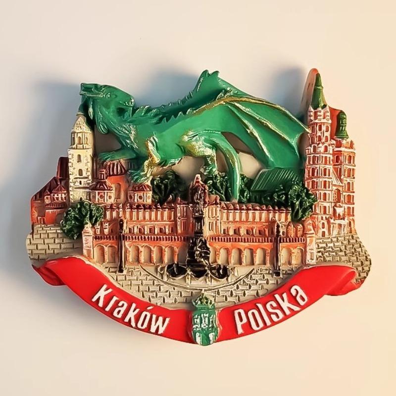 Polen Reise Souvenirs Warschau Kühlschrankaufkleber Krakau Kühlschrankmagnete Hochzeitsgeschenke Fotowand Magnetische Aufkleber
