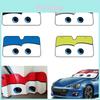 Cartoon Aluminiumfolie Auto Windschutzscheibe Sonnenschutz Große Augen Autos Frontscheibe Blende
