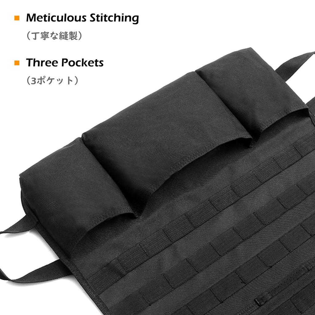 TRIWONDER MOLLE Car Storage Pocket Seat Back Pocket Rear Seat Large Capacity Space Saving Car Storage Back Seat Storage Bag Trunk Storage Trunk Box