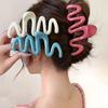 Wave Crab Claw Clips Women Korean Plastic Shark Hair Clips Geometri Høy Hestehale Barrette Hårnål Jente Hårtilbehør