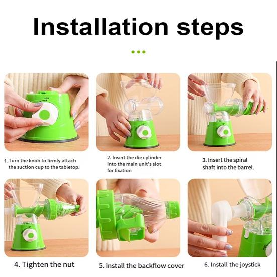 Yousheng Portable Manual Citrus Juicer with Hand Crank Mini Fruit Press for Orange Lemon Lightweight Outdoor Camping Juice Squeezer for Home Camping
