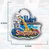 Singapore Refrigerator Stickers Merlion Souvenirs Golden Sand Hotel Fridge Magnets Home Decoration Wedding Gifts