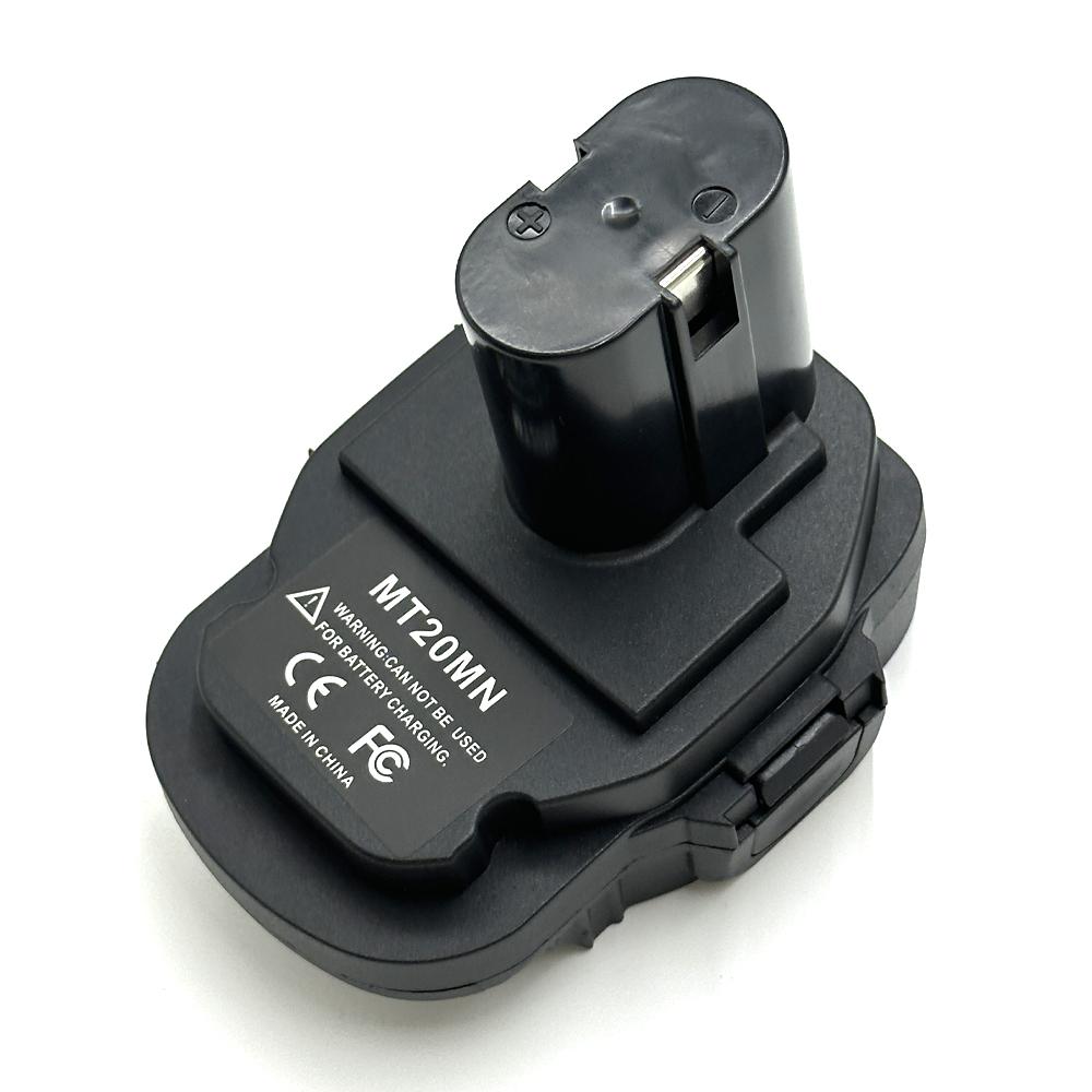 Адаптер-переходник для аккумулятора Makita BL1830 BL1850 BL1860 BL1840 18-Вольтовый Li-ion аккумулятор на Makita 18V Ni-Cd/Ni-Mh аккумулятор чёрный