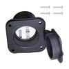 Easy Installation Campers Power Outlet 15A 125V Explosions Protection Waterproof Power Socket Nylon Housing