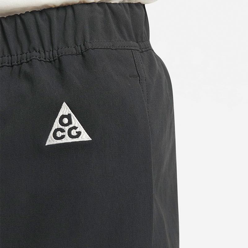 Nike ACG Series Solid Color Spliced Belt Waterproof Breathable Casual Sports Pants Men Bottoms Dark-Smoke-Grey CV0661-070