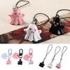 3pcs Cute Funny Halloween Ghost Keychain Heart Phone Lanyard Kawaii Halloween Pendant  Key Decor
