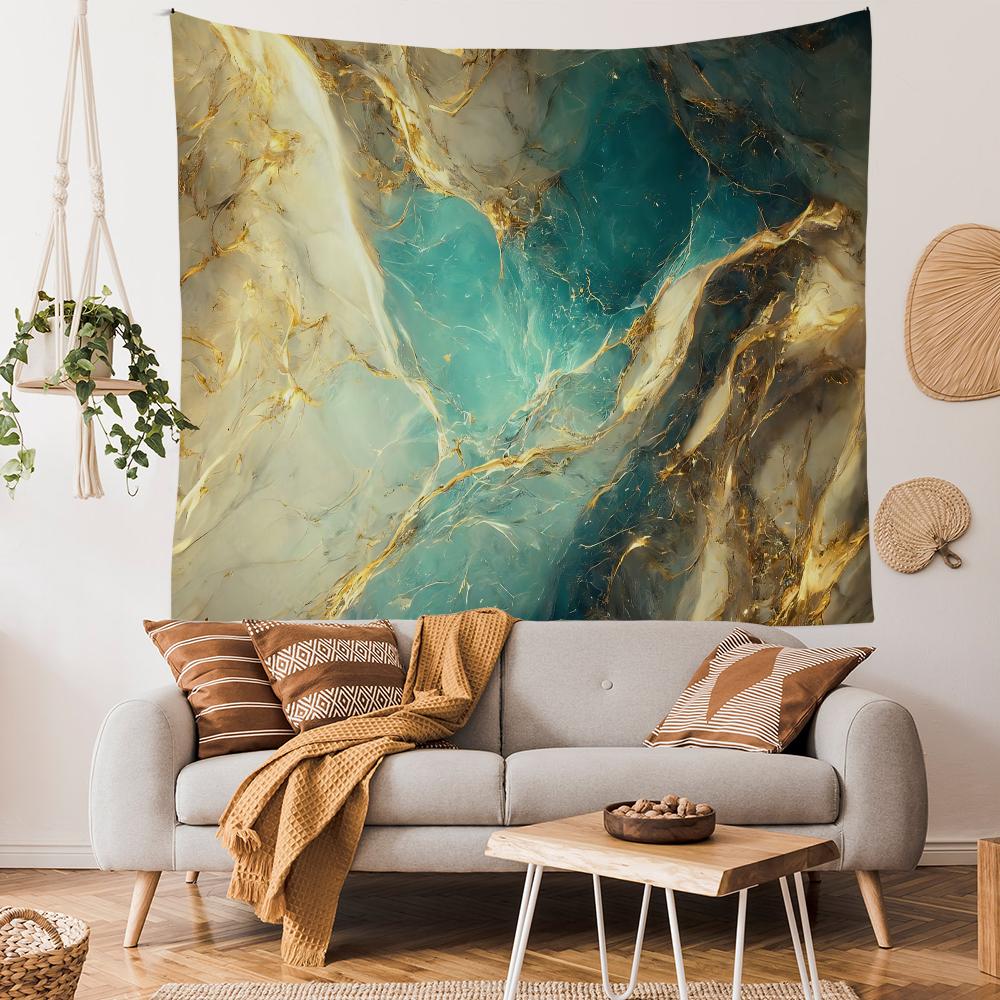 INS Wind Gold Marble Fluid Pattern Tapestry Art Printing Cheap Hippie Wall Hanging Bohemian Wall TapestriesArt Home Decor