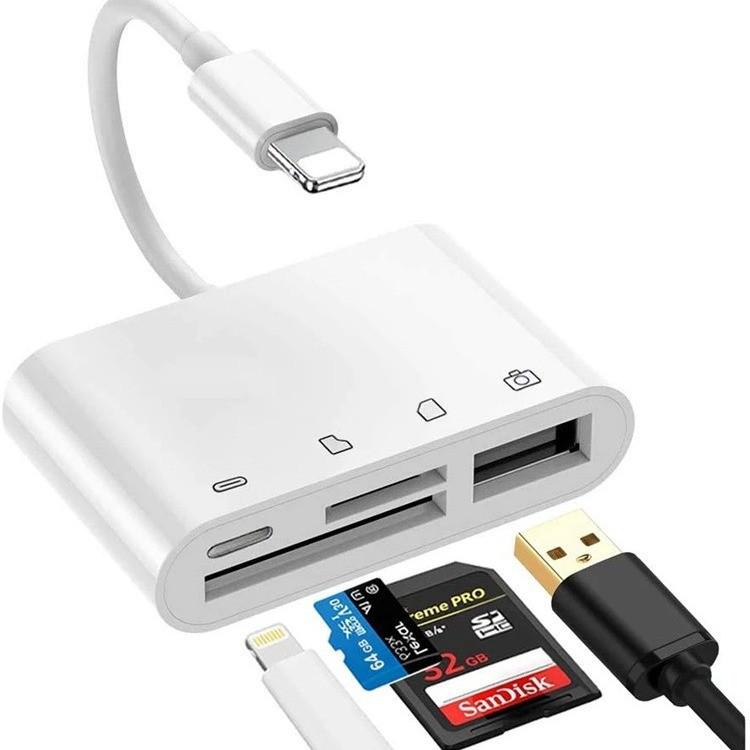 High-Speed 3.0 USB Type-C Docking Station with 4-in-1 Card Reader for TF and SD Cards