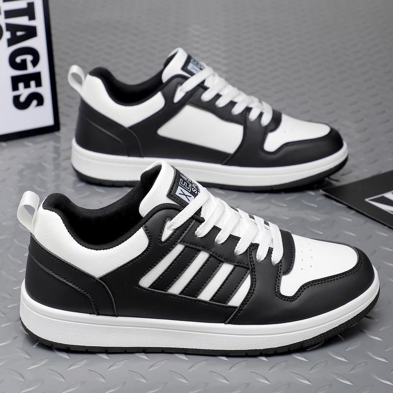 Neue Herren-Skateboardschuhe im klassischen Stil mit niedriger Spitze und dicker Sohle, bequeme Basketball-Sneakers mit weicher Sohle