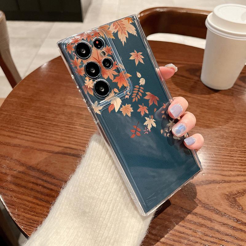 Colorful Floral Case For Samsung Galaxy S26 Ultra S25 FE S24 S23 S22 A54 A15 A35 A55 A16 A36 A56 A17 A37 A57 5G Clear Soft Cover