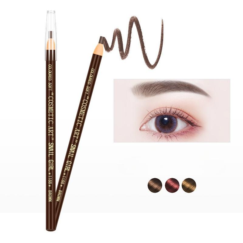 1 szt. Ołówek do brwi długotrwały wodoodporny naturalny pull wzmacniacze do brwi długopis makijaż oczu kosmetyki narzędzia czarny brązowy przenośny white