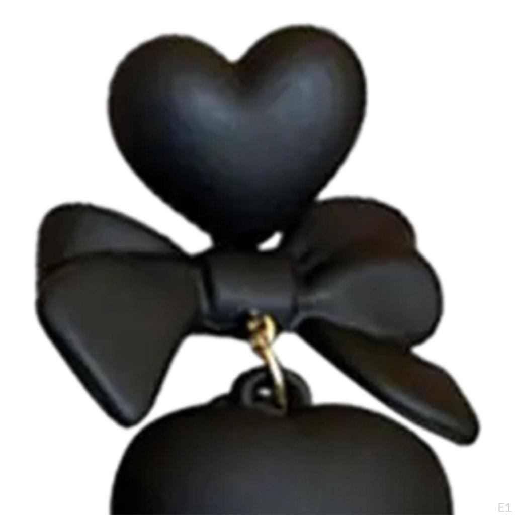 Valentine Bowknot Stud Earrings Jewelry Accessory Jewellery Decor Girls Heart Ear Studs for