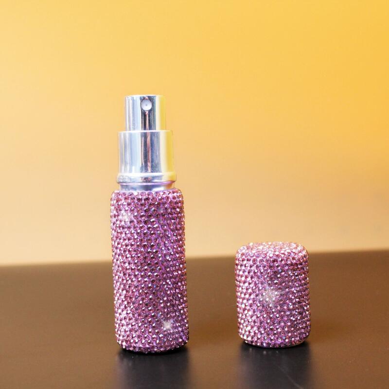 10ml Exquisite Creative Diamond-Studded Perfume Bottle Refillable Empty Bottle Toner Bottle Travel Size