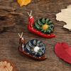 Enamel Snail Brooch Creative Rhinestone Animal Pin Men's and Women's Outerwear Accessories Fashion Badge Gift