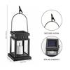 New Solar Palace Lantern Garden Lamp LED Candle Light Floor Light Outdoor Camping Lantern Lawn Garden Decor Landscape Lights