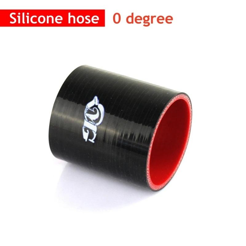 0 Degree 38 45 51 57 60 63 70 76mm 3  2.75  2  Silicone Tubing Hose Intercooler Turbo Air Intake Pipe Coupler Black Length 76mm 45mm