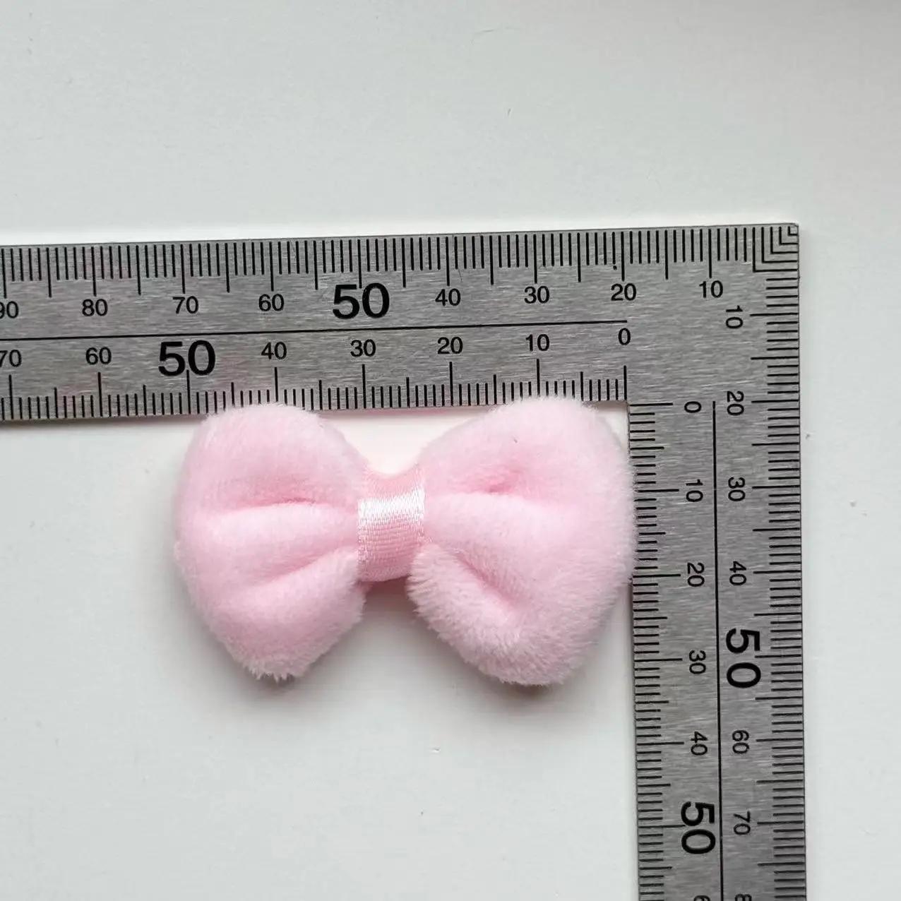 

10Pcs Korean Cute Sweet Girl Pink Plush Bow Deco for Autumn Winter Coat Sweater Hat Scarve Gloves Women Clothing Sewing Supplies розовый