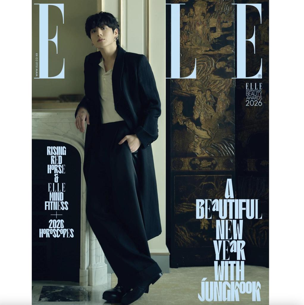 Časopis ELLE - 2026. 01 (Pokrýt. BTS JUNGKOOK)