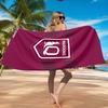 Australien Maroons Rugby Team Emblem Strandtuch, Schnelltrocknend, Pflegeleicht, Geeignet für Fitness und Strandurlaub, Sport-Essential