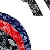 Hip Hop Durag Bandana Doo Rag Kopftuch für Damen Herren Quadratischer Turban Kopftuch Punk Kopfwickel Kopfbedeckung