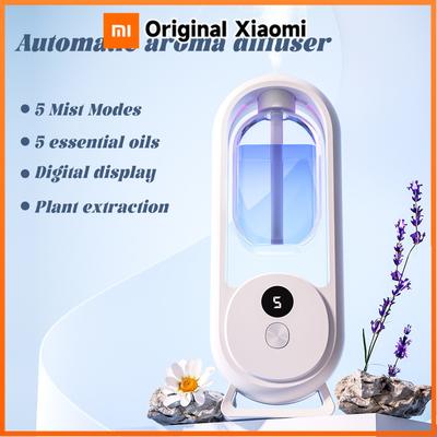 Xiaomi Diffuseur d'arômes portable rechargeable Machine d'aromathérapie aux huiles essentielles Désodorisant temporisé pour éliminer les odeurs 5 modes de pulvérisation temporisée