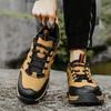 Fashion Shoes For Men Hiking Outdoor Leather Casual Sneakers Walking Climbing Water Proof Wear-resistant Anti-slip New Men's Sport Shoe