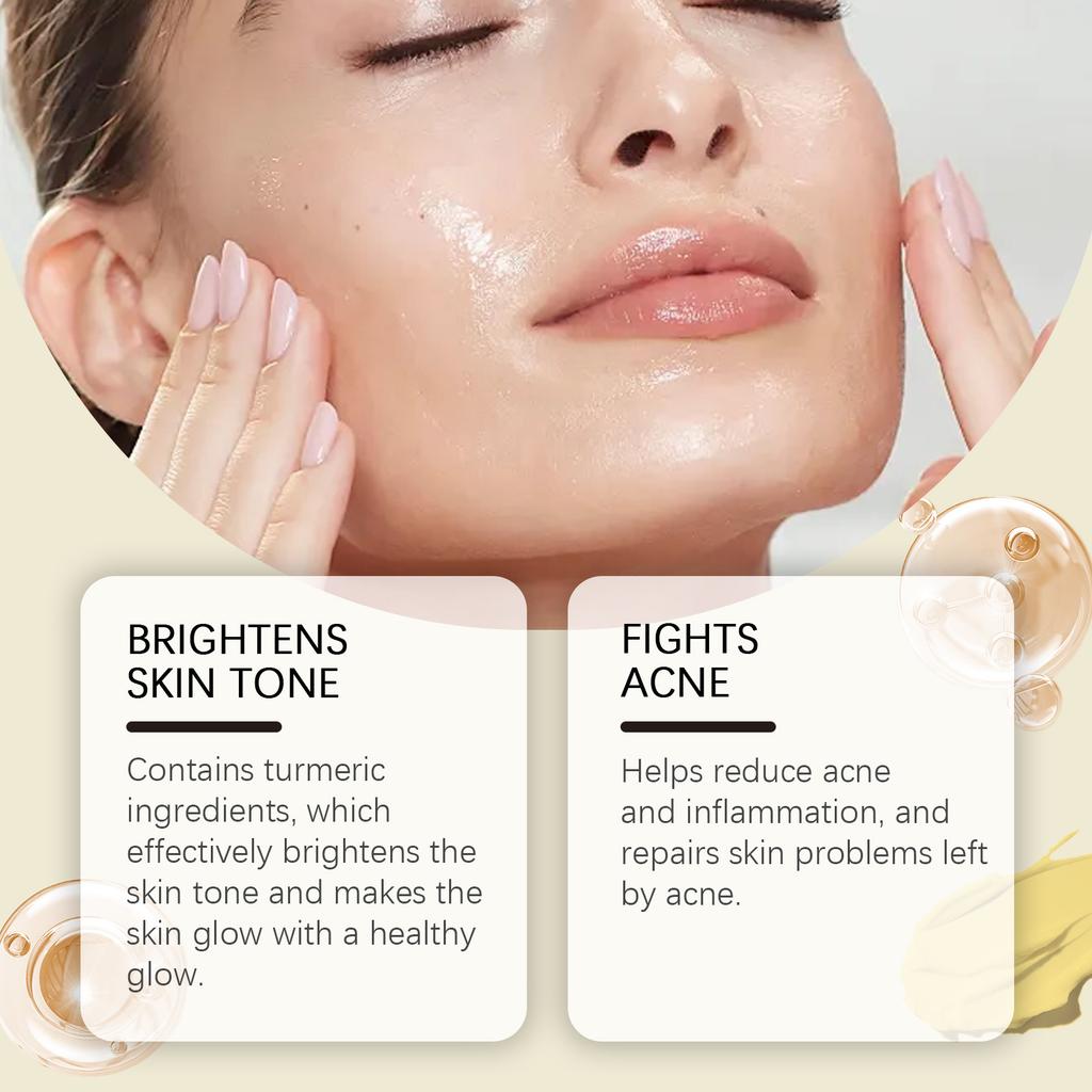 WEST MONTH Crema Idratante alla Curcuma Schiarente Idratazione Viso Delicata Uso Quotidiano 50ml meno