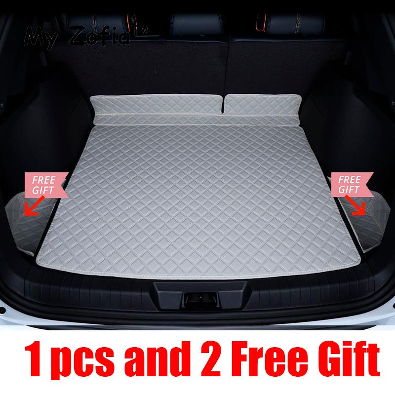 For BYD Seal U Sealion 6 2023 2024 2025 Leather Car Rear Storage Box Pad Trunk Mat Waterproof Bottom Protector Pad Car Decor