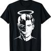 Devil Angel Face for Mens Creepy Smile T-Shirt
