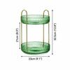 Round Rotating Storage Shelf Multi Tier Skincare Organizer Storage Shelf  Makeup Skincare Storage