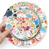 Cute Anime Animal Stickers: 50 Waterproof, Fun Decorative Stickers for Storage Boxes & Suitcases - No Cutting Needed