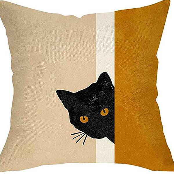 Abstract Pillowcase Sunset Sunrise Line Modern Art Minimalist Living Room Sofa Bay Window Pillow Geometry