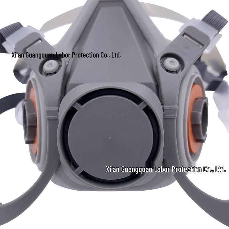 6200 Single-Body Respirator Mask for Spray Paint, Chemical, Pesticide, Dust, and Toxin Protection
