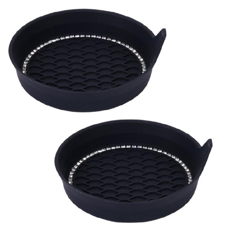 Cup Holder Pad Rhinestones Cup Holder Mat Bottle Holder Insert Coasters