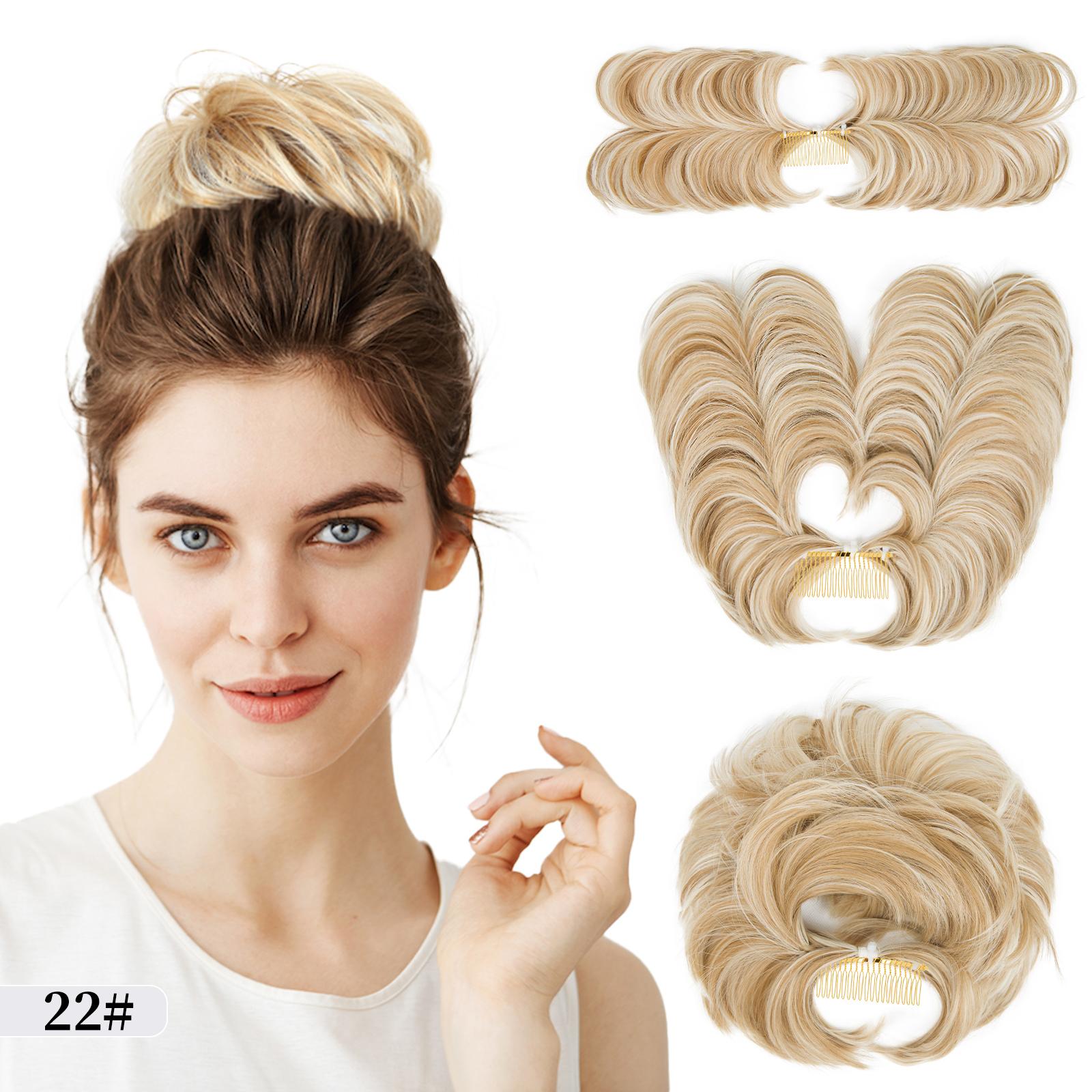 

Синтетические грязные прямые волосы, наращивание пучка, регулируемые гребни для волос, зажим для коротких волос, резинка для волос, шиньон, шиньоны с хвостиком