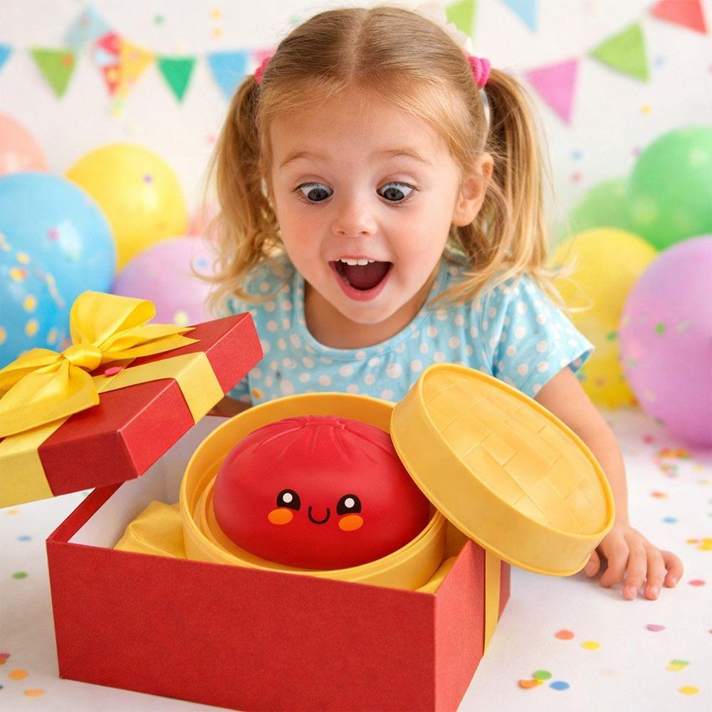 With Steamer Dumplings Blind Box Squishy Toy Stress Relief Sensory Ball For Stress Anxiety Relief