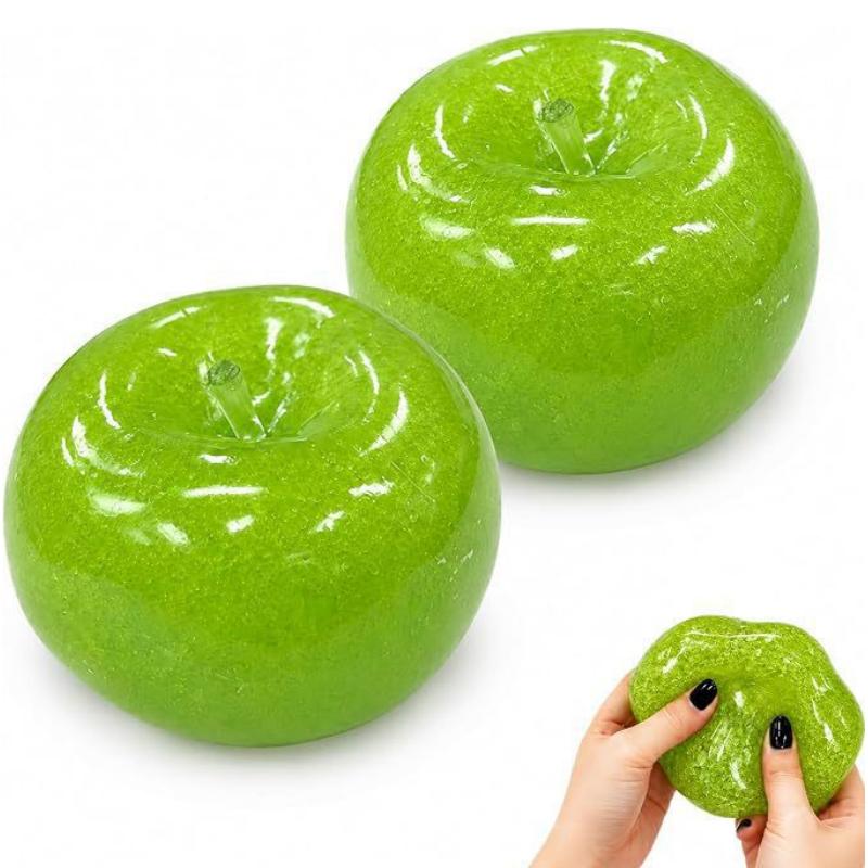 Palla Sensoriale Morbida Spremibile Slush Mela, Giocattolo Antistress, Gioco Spremibile Sensoriale Carino per Ansia, Premi per la Classe